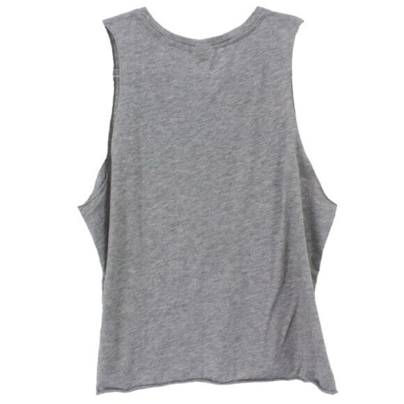 H&M Gray Graphic PJ Muscle Tank Top "Need A Wake Up Kiss" - Picture 3 of 3